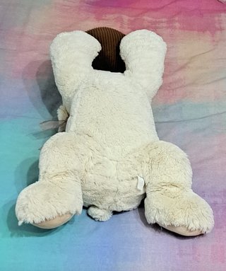 PELUCHE OSO BLANCO CON CORAZÓN LOVE