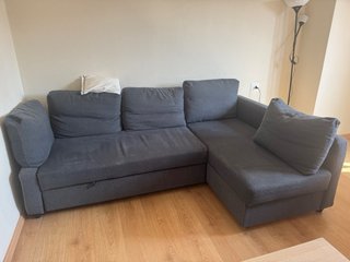Sofá Cama Chaise Longue Gris Ikea