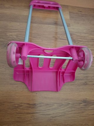 Carro Mochila Escolar Rosa