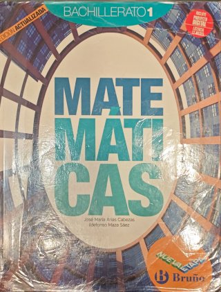 Matemáticas 1 Bachillerato Nueva etapa Bruño Ed...