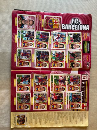 Colección cromos Liga Panini 2011-12