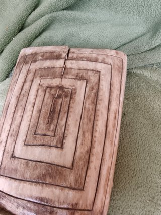 Máscara artesanal de madera