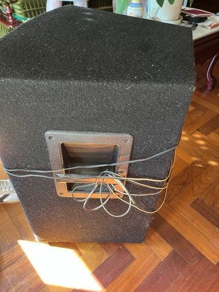 2 Altavoz Negro Grande
