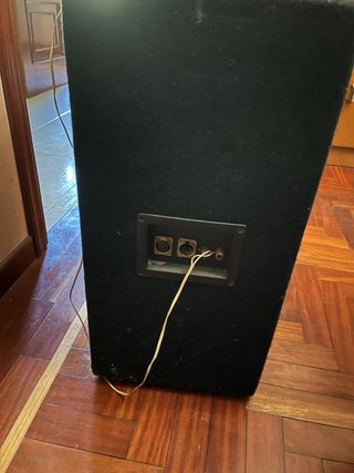 2 Altavoz Negro Grande