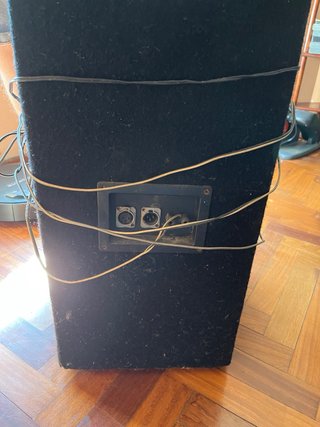 2 Altavoz Negro Grande