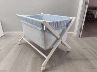 Minicuna bebé con colchón