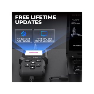 TOPDON AL400 scanner diagnostico OBD2 16 pini