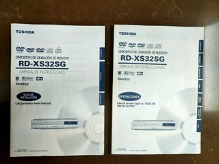 Videograbador HDD-DVD Toshiba RD-XS32SG
