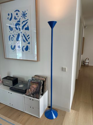 Lámpara de pie azul Ikea PS 2026