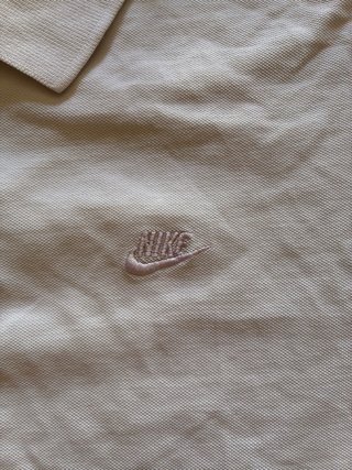 Camisa polo Nike vintage retro blanco M