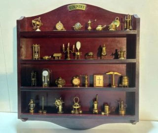 FIGURAS BRONCE EN MINIATURA CON EXPOSITOR 30 PIEZA