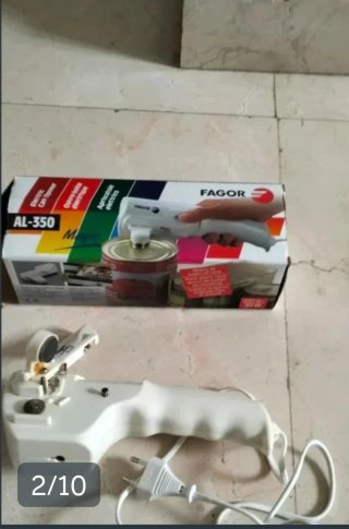 Lote Cortadora Abrelatas Fagor y Báscula
