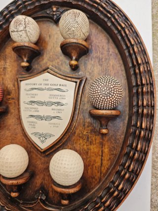 Placa Histórica History of the Golf Ball
