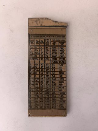 Calibre antiguo inglés Rabone No 1206