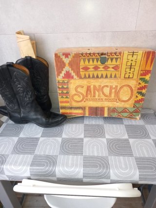 Botas Sancho Boots Negras Piel