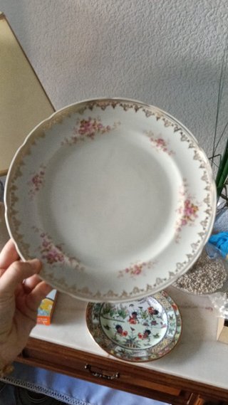 Vajilla completa de porcelana y cristal