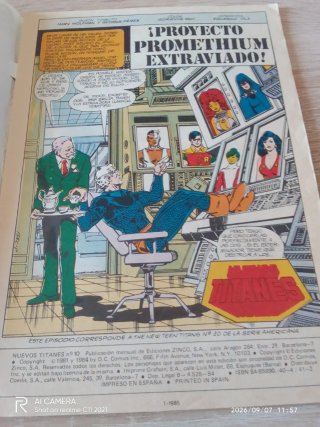 Comic nuevo Titans DC comics antiguo