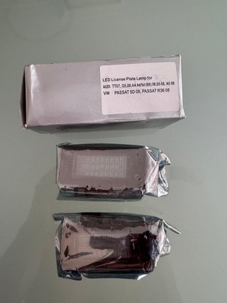 Luz LED matrícula Audi/VW TT, Q5, A4, A5, Passat