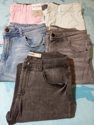 Lote 5 Pantalones Vaqueros Skinny