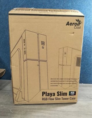 Caja ATX Aerocool Playa Slim Negro MicroATX/ITX