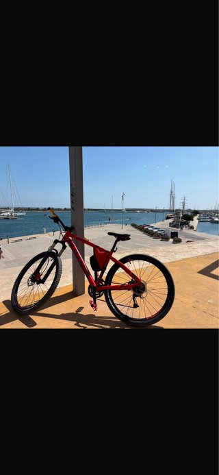 Bicicleta MTB Rockrider 540 Roja