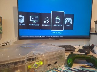 Xbox Clásica Crystal Edition v1.6 + 14 Juegos