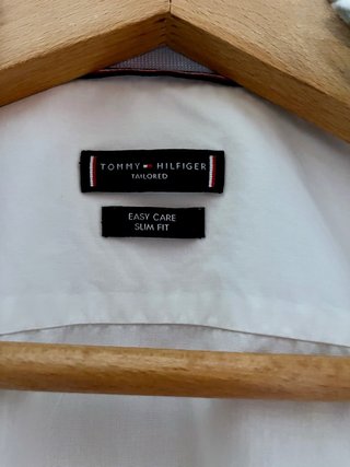 Camisa Tommy Hilfiger Blanca Slim Fit