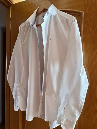 Camisa Tommy Hilfiger Blanca Slim Fit