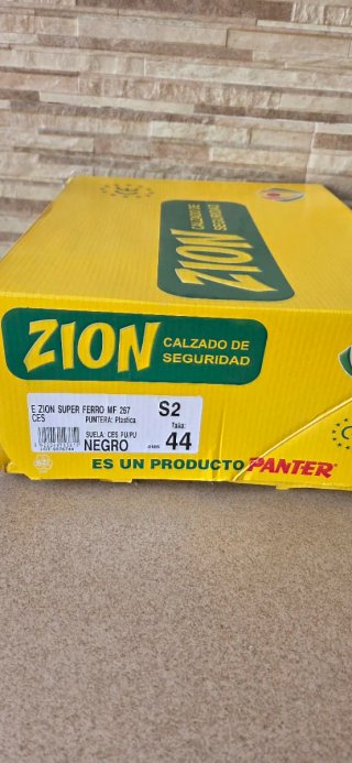 Zapatos de Seguridad ZION Talla 44 Negros
