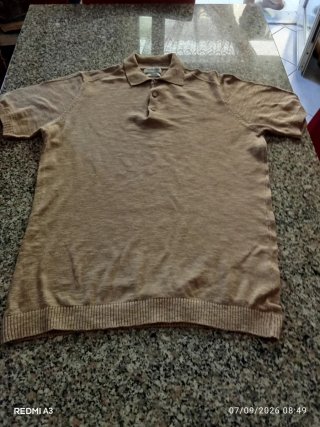 Polo uomo beige