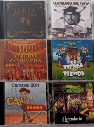 Lote 6 CDs Carnaval de Cádiz
