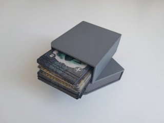 Caja estuche organizador para cartas de juego