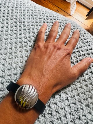 Pulsera Viceroy Negra y Acero