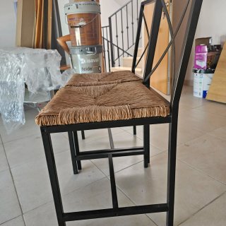 Mesa auxiliar de madera osc