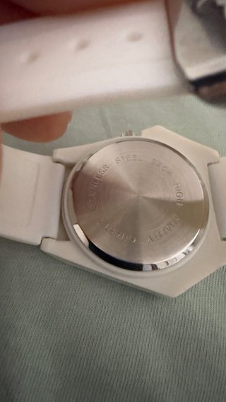 Reloj Lob-Time Blanco Hexagonal
