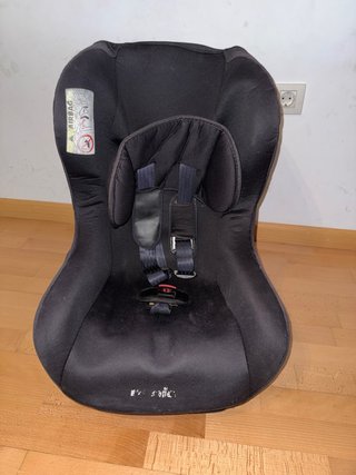 Silla de coche para bebé negra