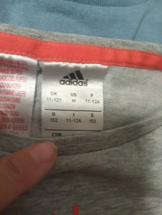3 Camisetas Adidas Niño Talla 11/12