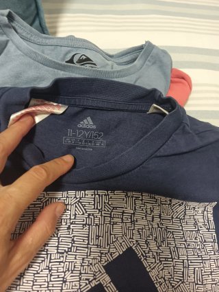 3 Camisetas Adidas Niño Talla 11/12