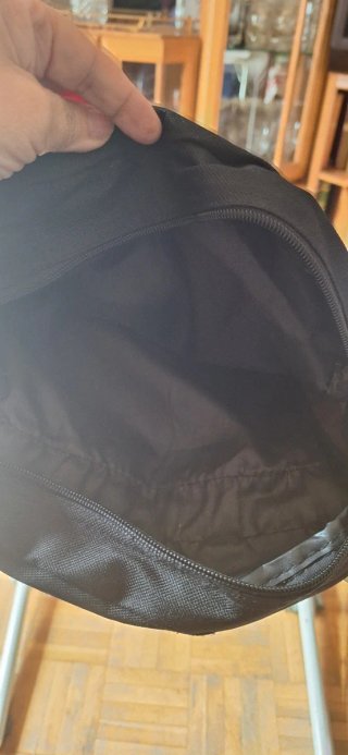 Mochila Negra y Beige