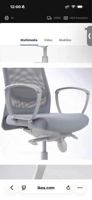 Silla de escritorio Markus Ikea gris