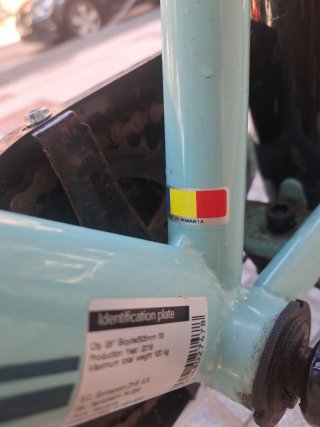 Bicicleta KREATIV City Style Azul