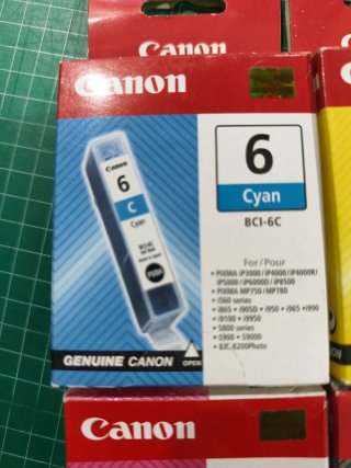 Canon Tinta BCI-6BK Original Pack
