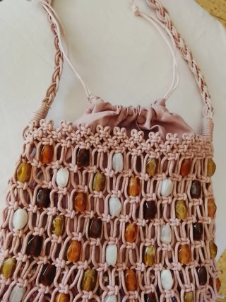 Bolso diseño con Abalorios