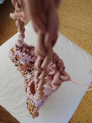 Bolso diseño con Abalorios
