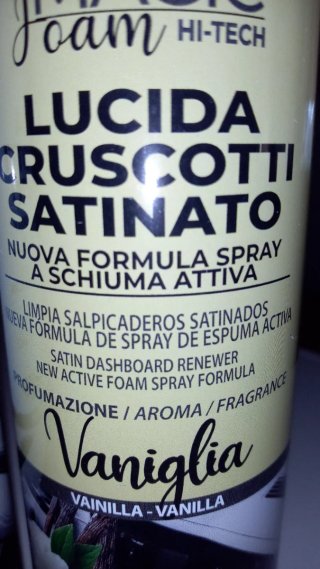 2 Spray Lucida Cruscotti Magic Foam