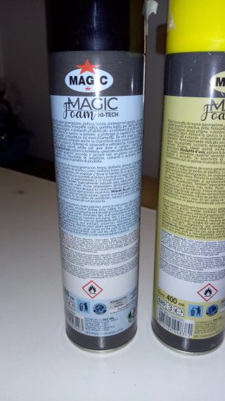 2 Spray Lucida Cruscotti Magic Foam
