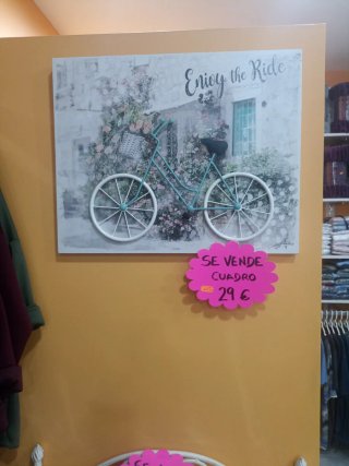 Cuadro Decorativo Bicicleta Vintage