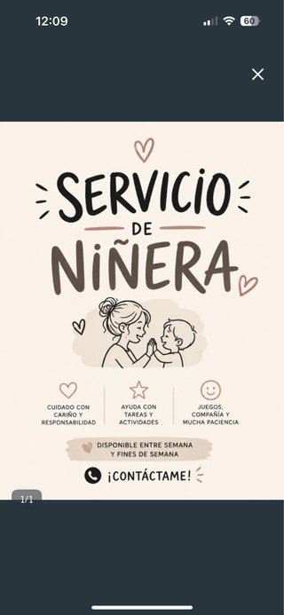 Trabajo como niñera ZONA LEGAZPI