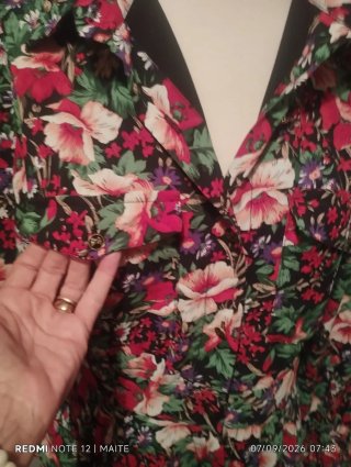Vestido camaleónica capriche estampado floral