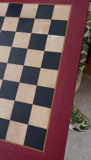 Tablero de ajedrez decorativo